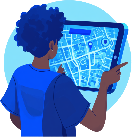 Apple Maps Illustration